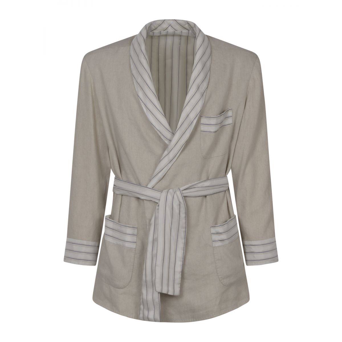 MAISON MARGIELA - Striped robe jacket