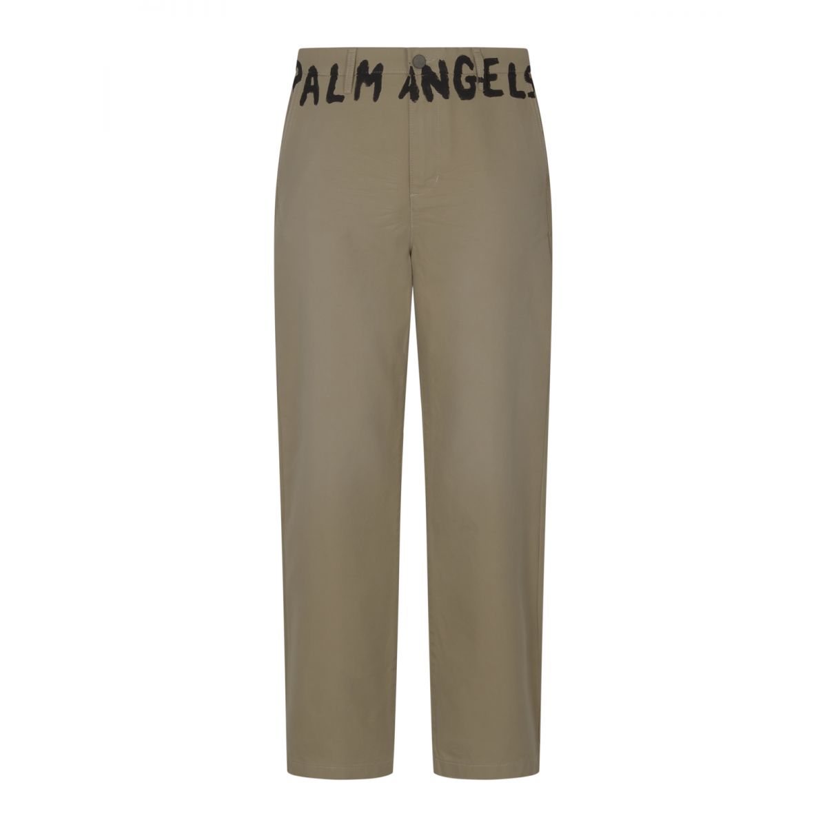 PALM ANGELS - Logo-print Chino trousers