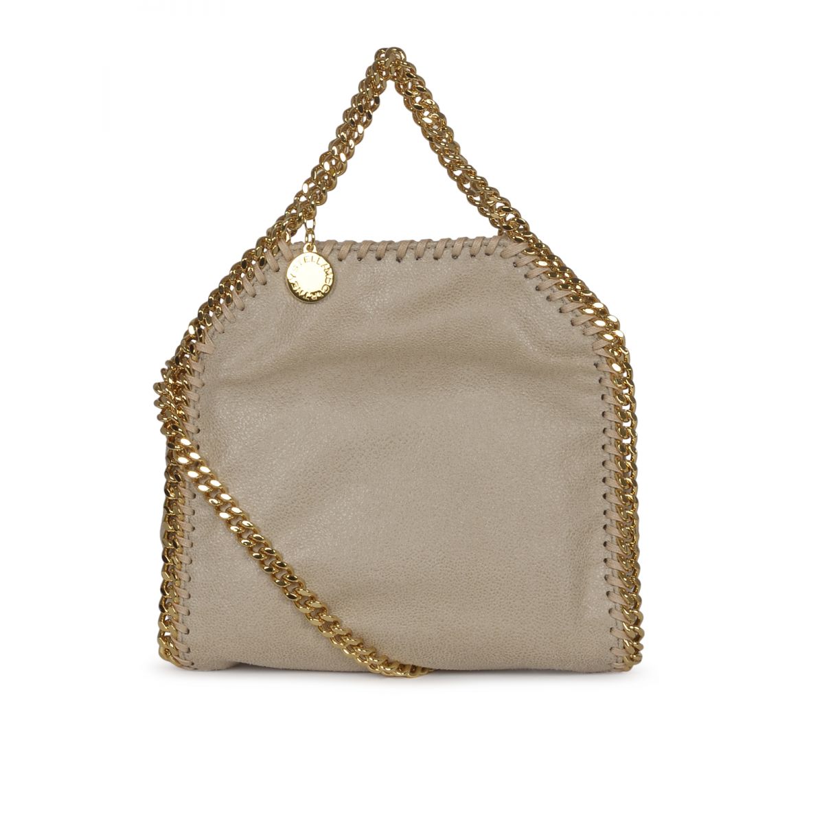 STELLA MCCARTNEY - TINY TOTE ECO SHAGGY DEER W/GOLD COLOR CHAIN
