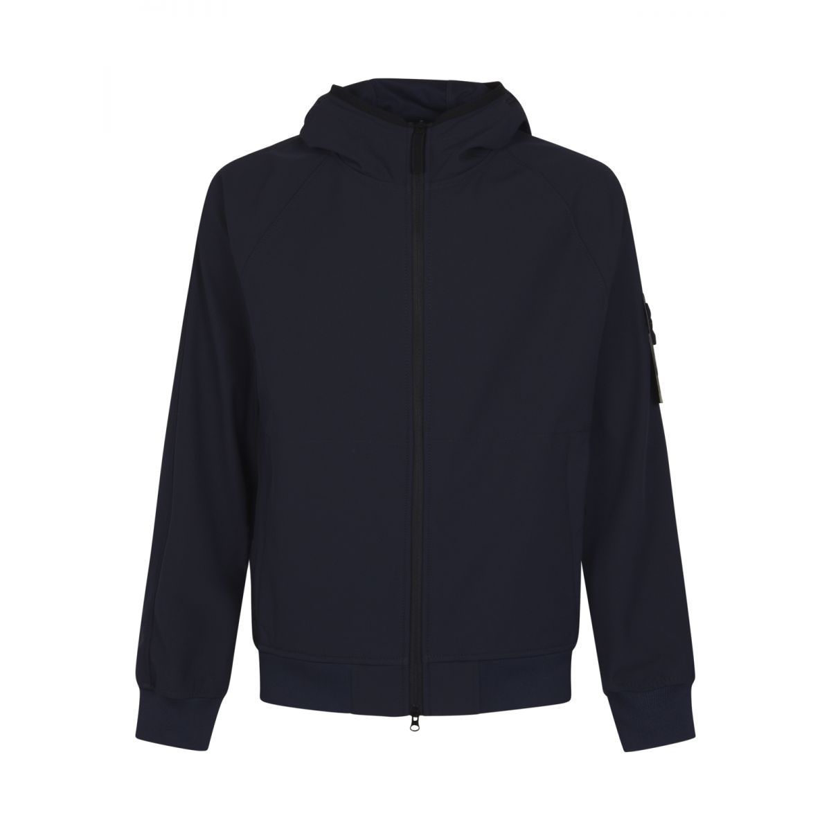 STONE ISLAND - Zip-up hooded jacket