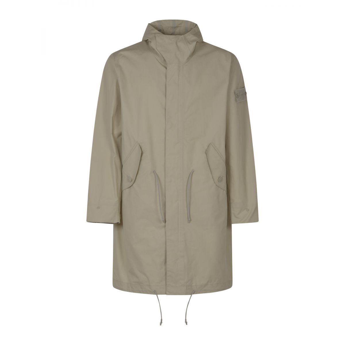 STONE ISLAND - Compass-patch long-sleeved coat