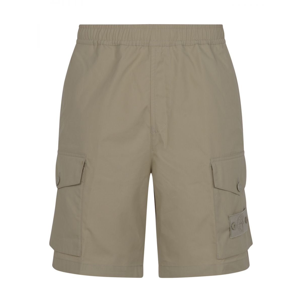 STONE ISLAND - Cotton cargo shorts