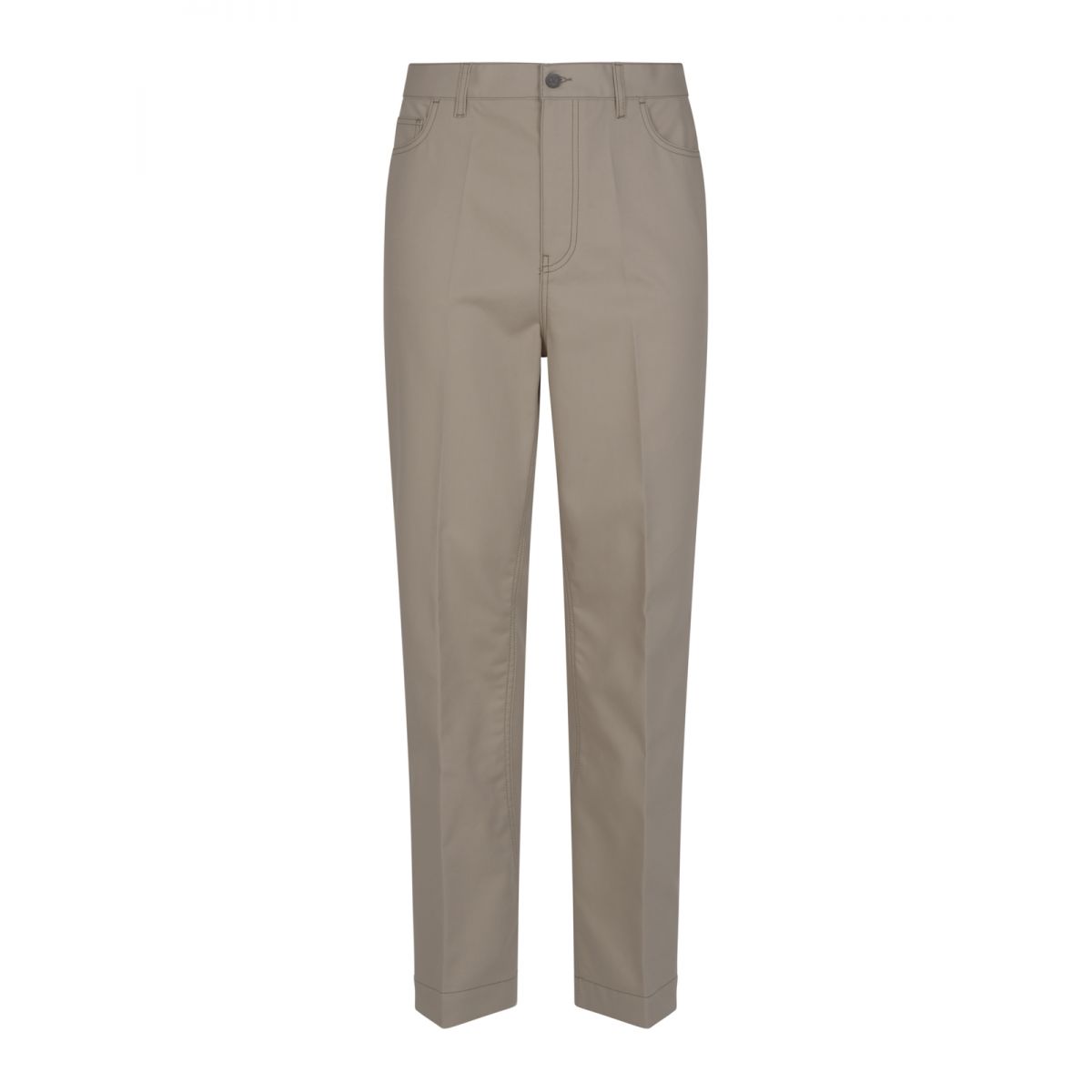 Valentino - Five-pocket cotton gabardine trousers