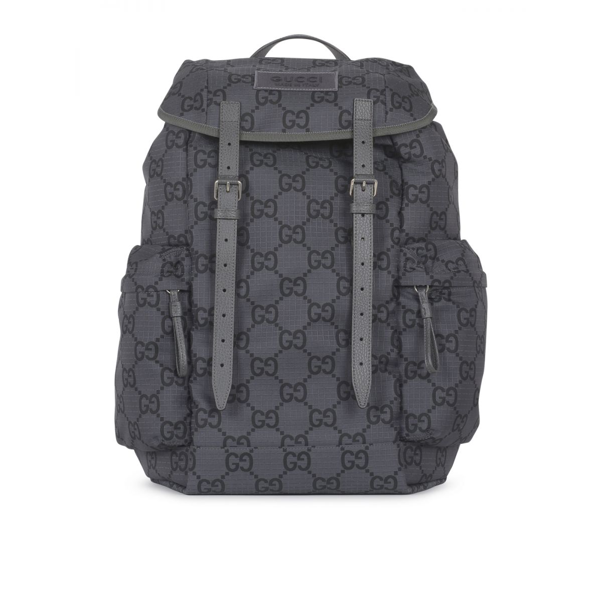 Gucci - Large polyester backpack with GG