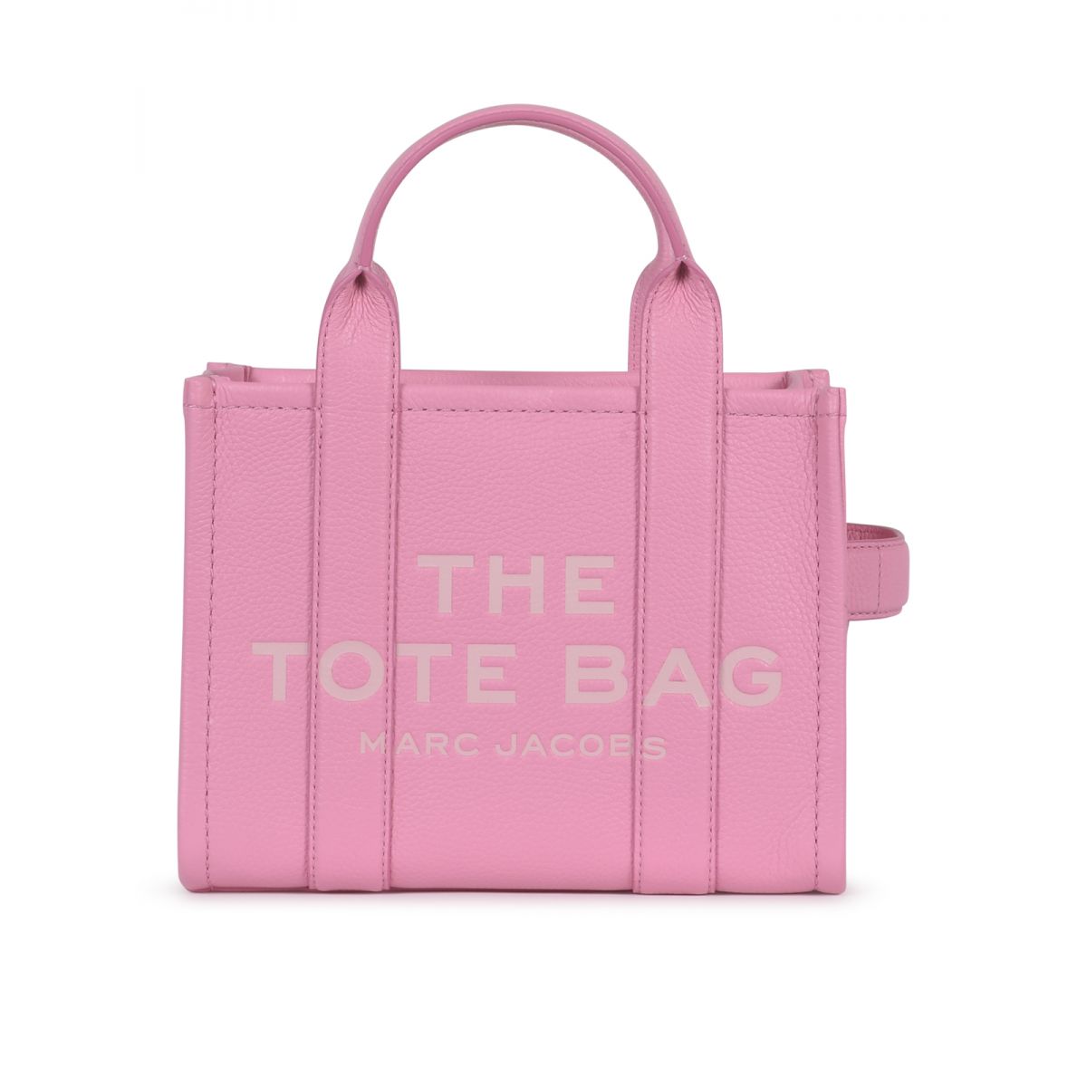 MARC JACOBS - The Small tote bag leather in petal pink